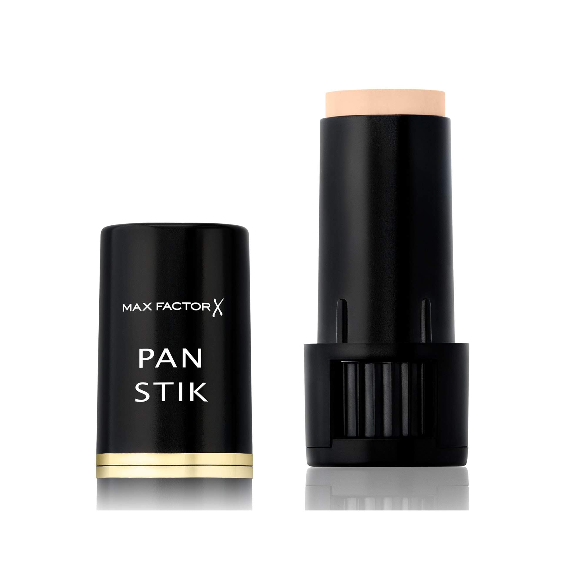 Base Max Factor Pan Stik 13 Nouveau Beige, texture crémeuse idéale pour retouches rapides