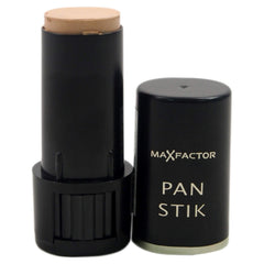 Max Factor Panstik n13 Nouveau Beige, texture crémeuse pour une couvrance naturelle et un fini lumineux.