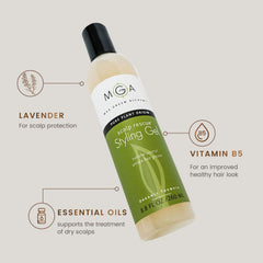 Texture naturelle et légère sur les cheveux grâce au Gel Scalp Rescue de Max Green Alchemy.