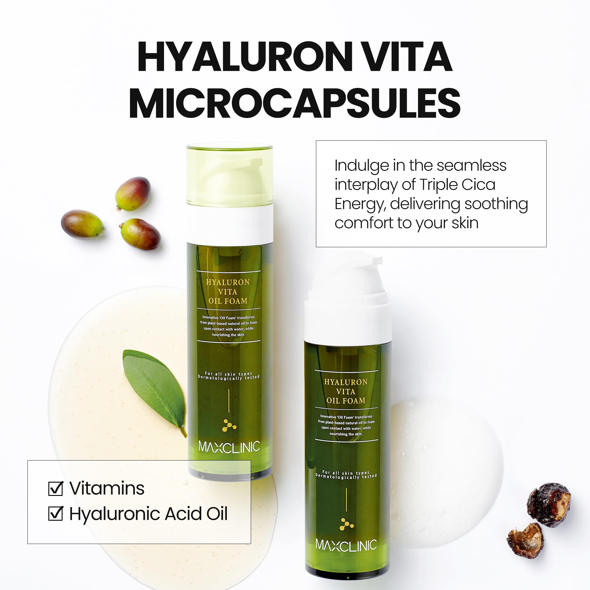 MAXCLINIC Hyaluron Vita – soin hydratant qui peut aider à atténuer la sécheresse.