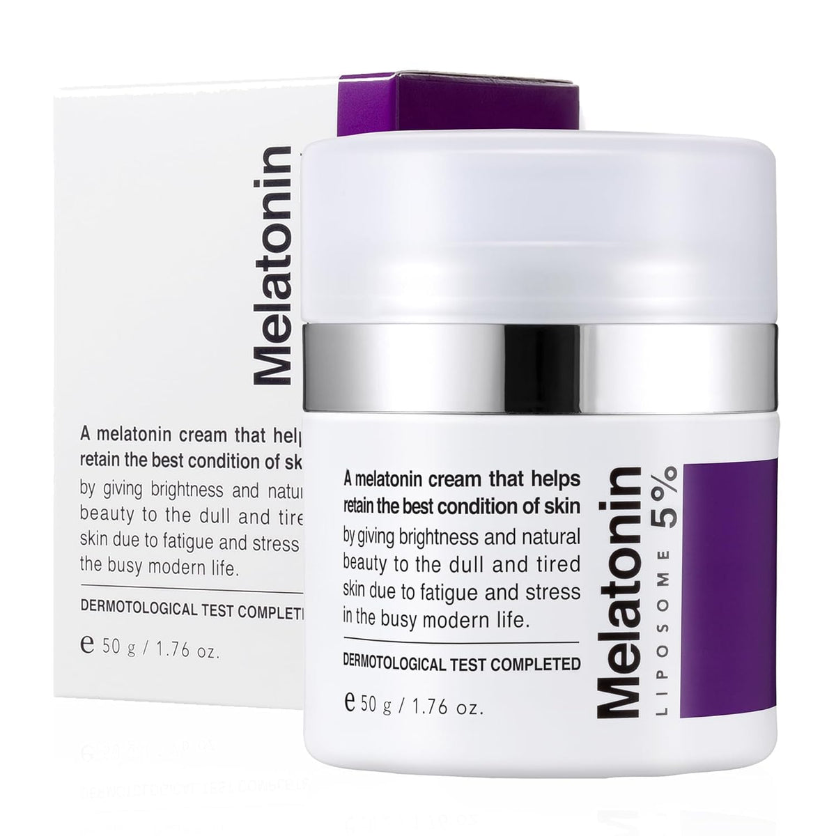 MAXCLINIC Time Return Melatonin Cream — bouteille élégante offrant une hydratation durable.