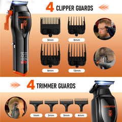 MAXGROOM moteur magnétique, faible bruit, sessions de coupe plus agréables.