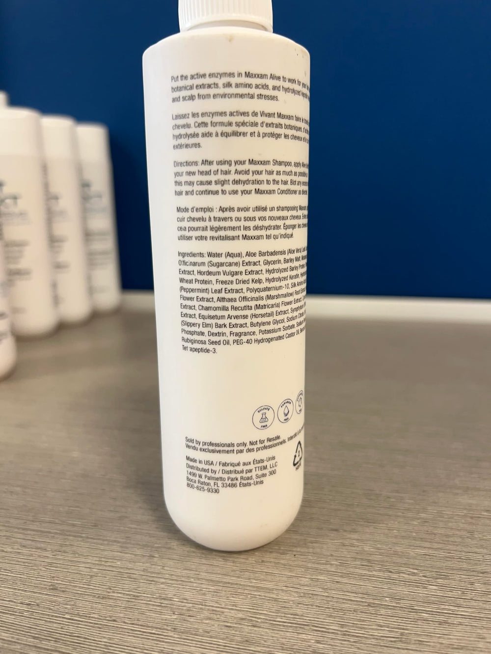 Maxxam Alive Cleansing Shampoo after use, hair looks refreshed.