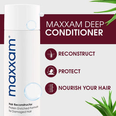 Maxxam crème hydratante dense – texture riche qui nourrit et lisse les cheveux.