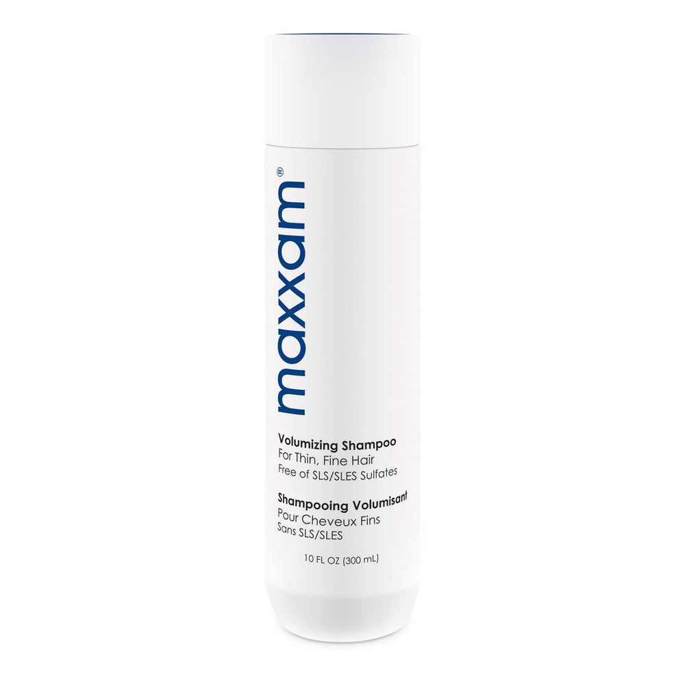 Maxxam Shampoing Volumisant Bouteille: volume durable pour cheveux fins et colorés.