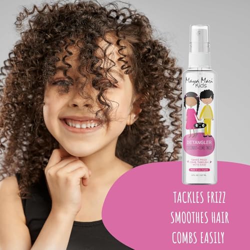 Conditionneur sans rinçage MAYA MARI, soin léger pour cheveux faciles à coiffer.