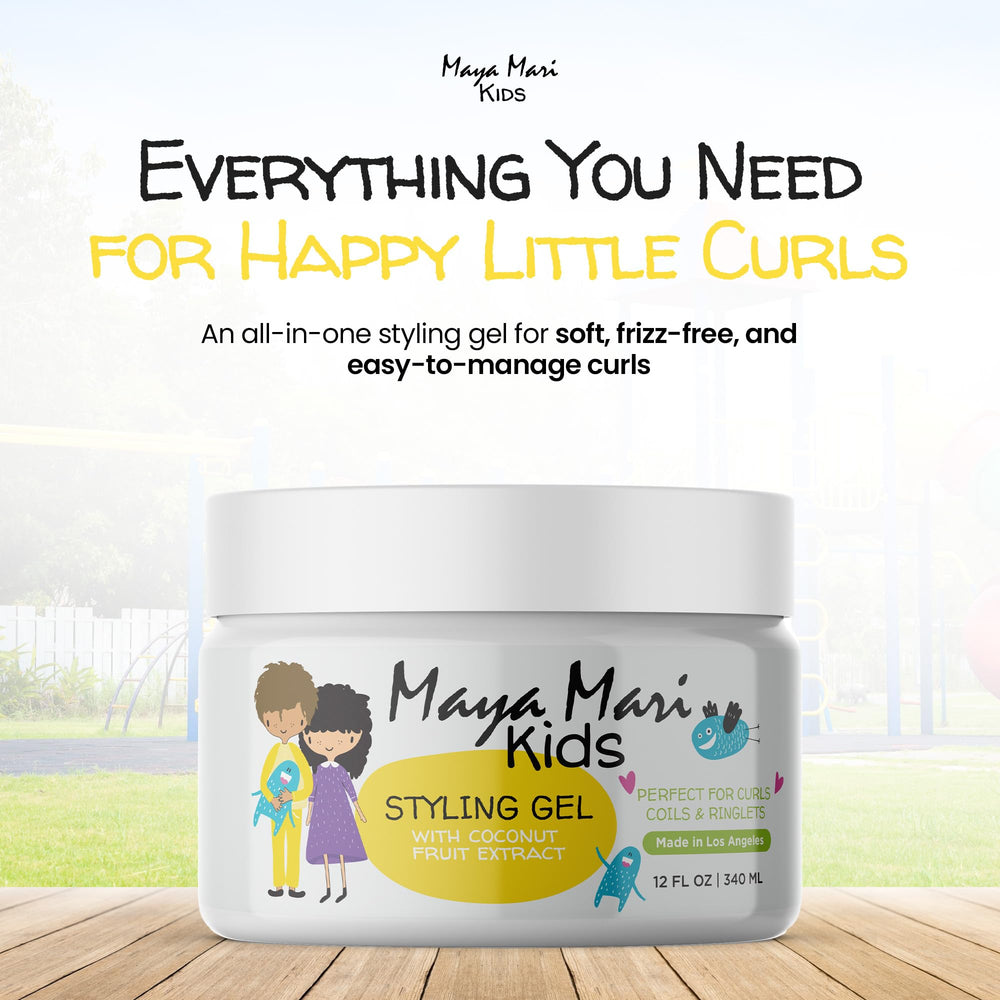 MAYA MARI Gel Enfants, application facile pour démêler et définir les boucles.