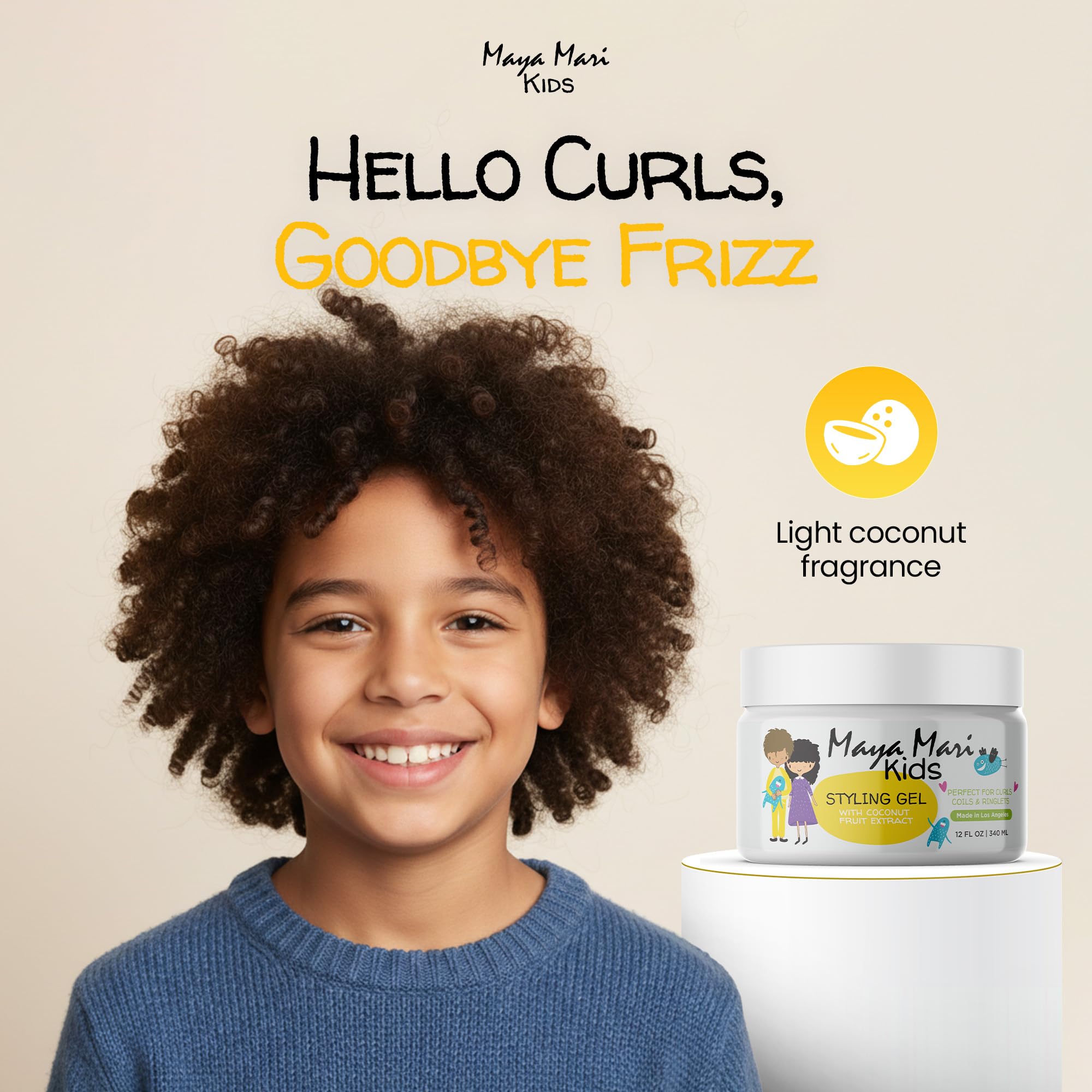 MAYA MARI Gel Enfants — sans sulfates pour un soin doux et sûr.