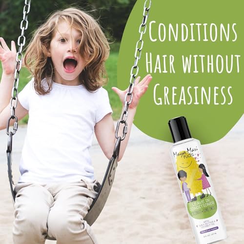 Shampoing et après-shampoing 2 en 1 MAYA MARI pour cheveux d'enfants, nettoyage sûr.