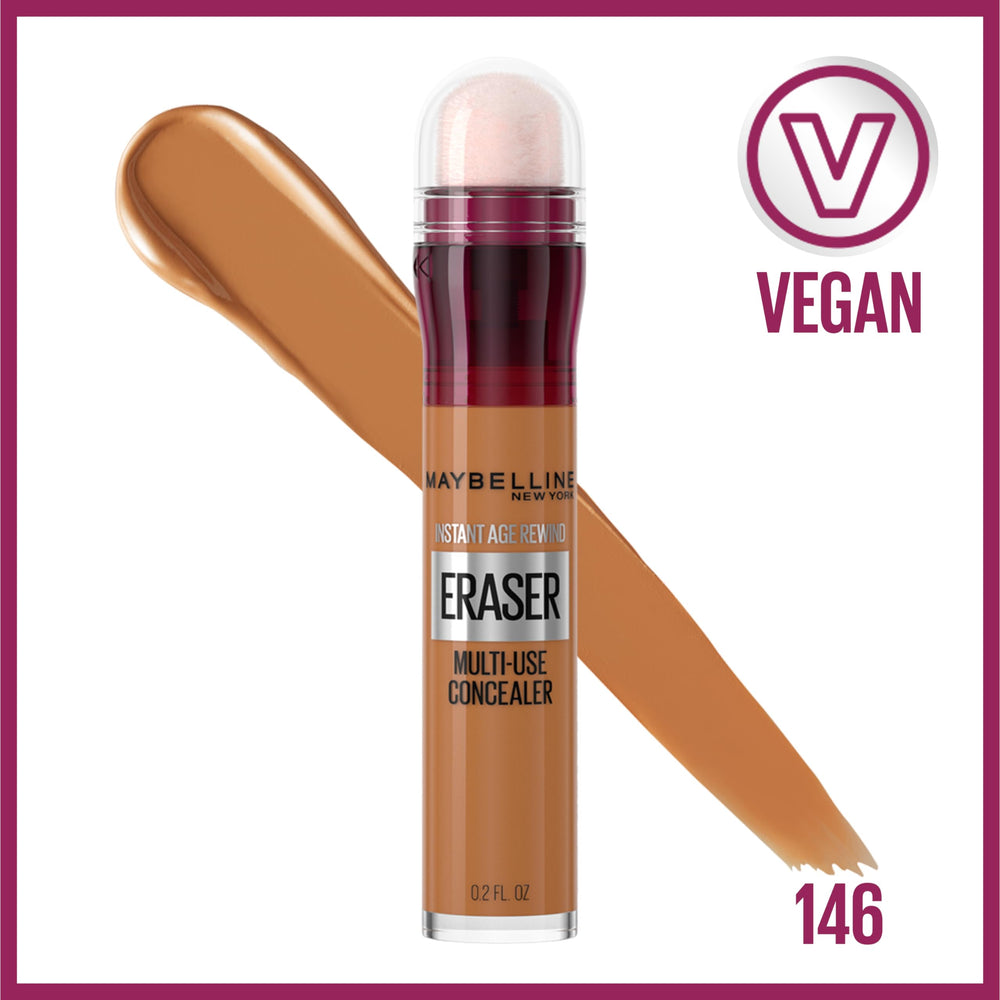 Maybelline Age Rewind Anti-Cernes, emballage varié, pratique pour retouches rapides.