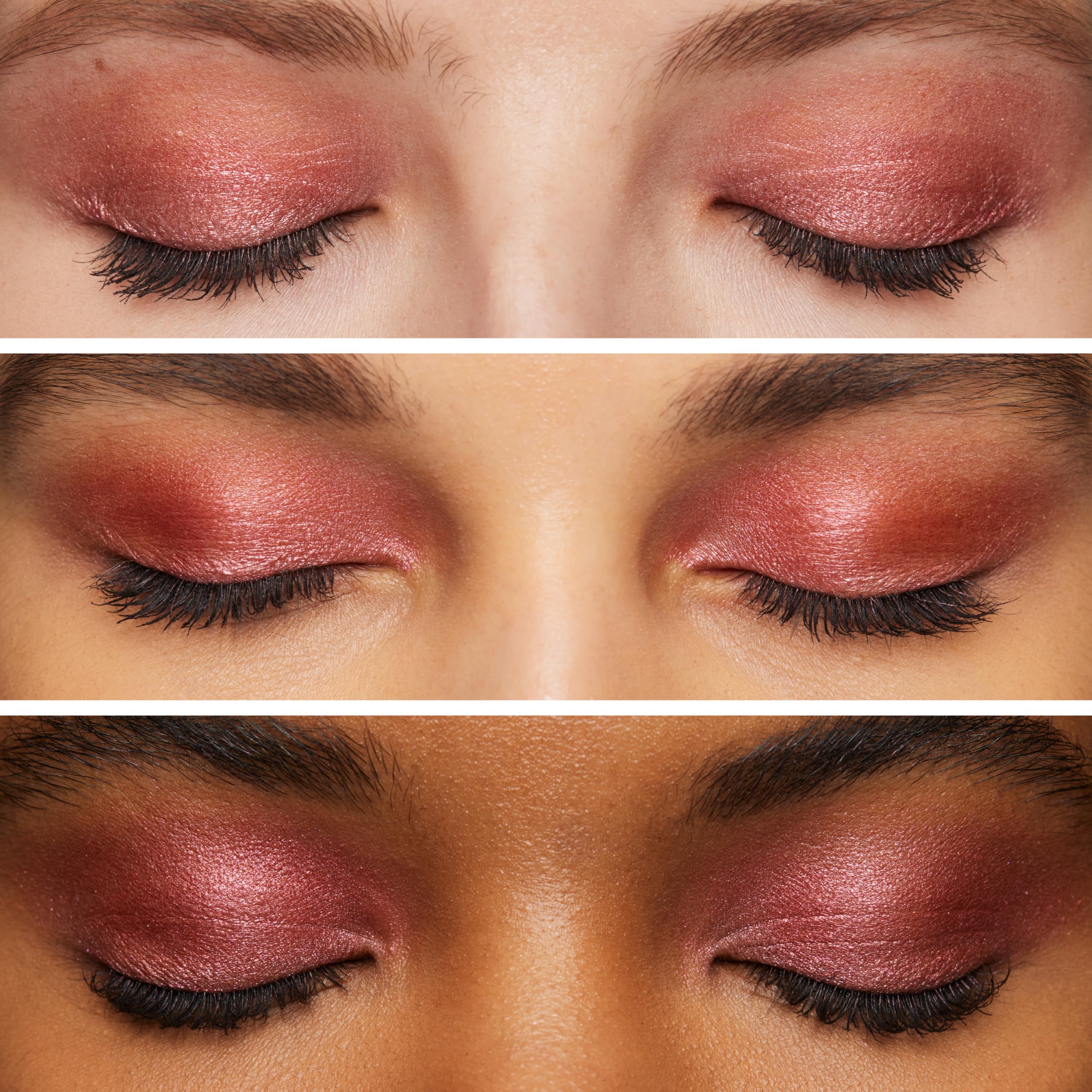 MAYBELLINE bâton ombres yeux crème, teinte rose champagne, estompe facilement.