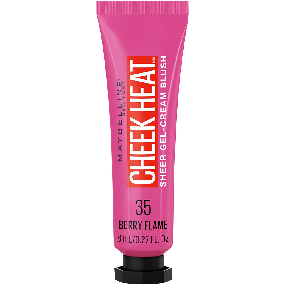 Maybelline Blush Gel-Crème Cheek Heat – bouteille facile à appliquer et légère.