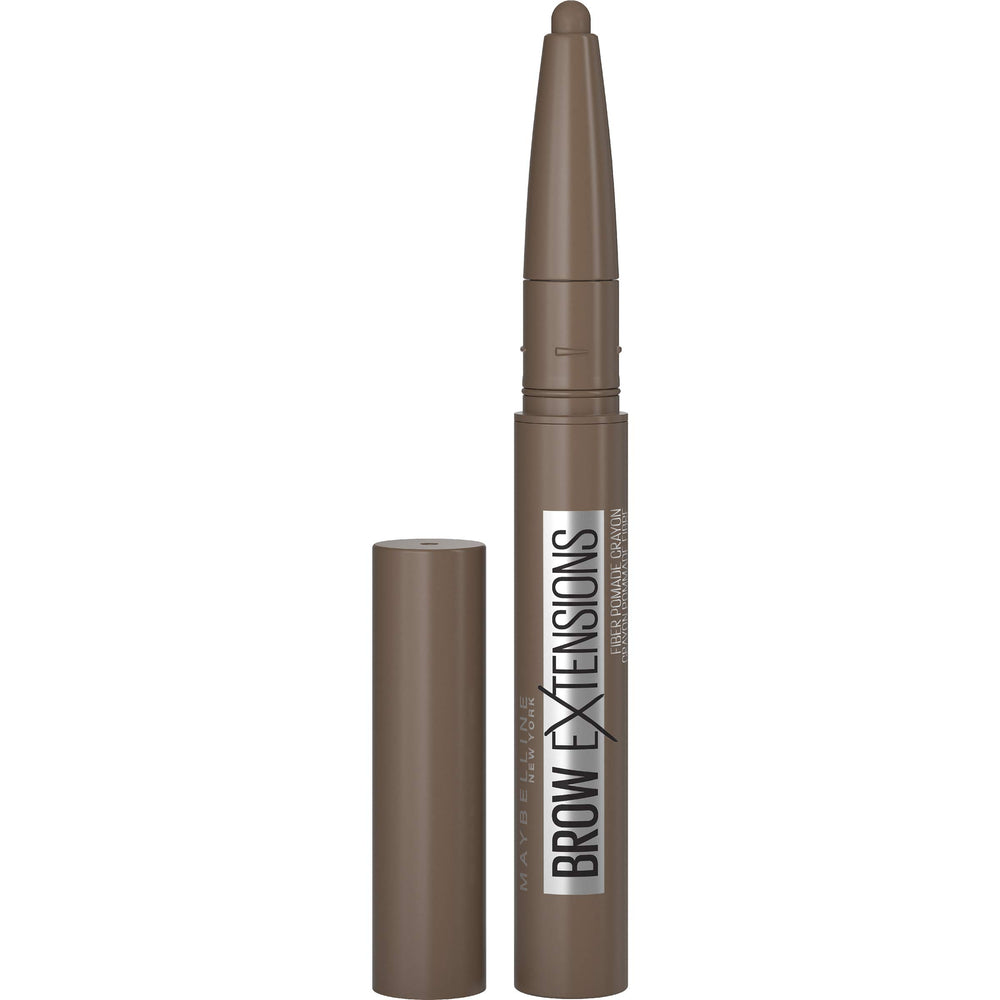 Maybelline Brow Extensions Fibre Pomade Crayon en teinte moyen brun pour des sourcils plus épais.