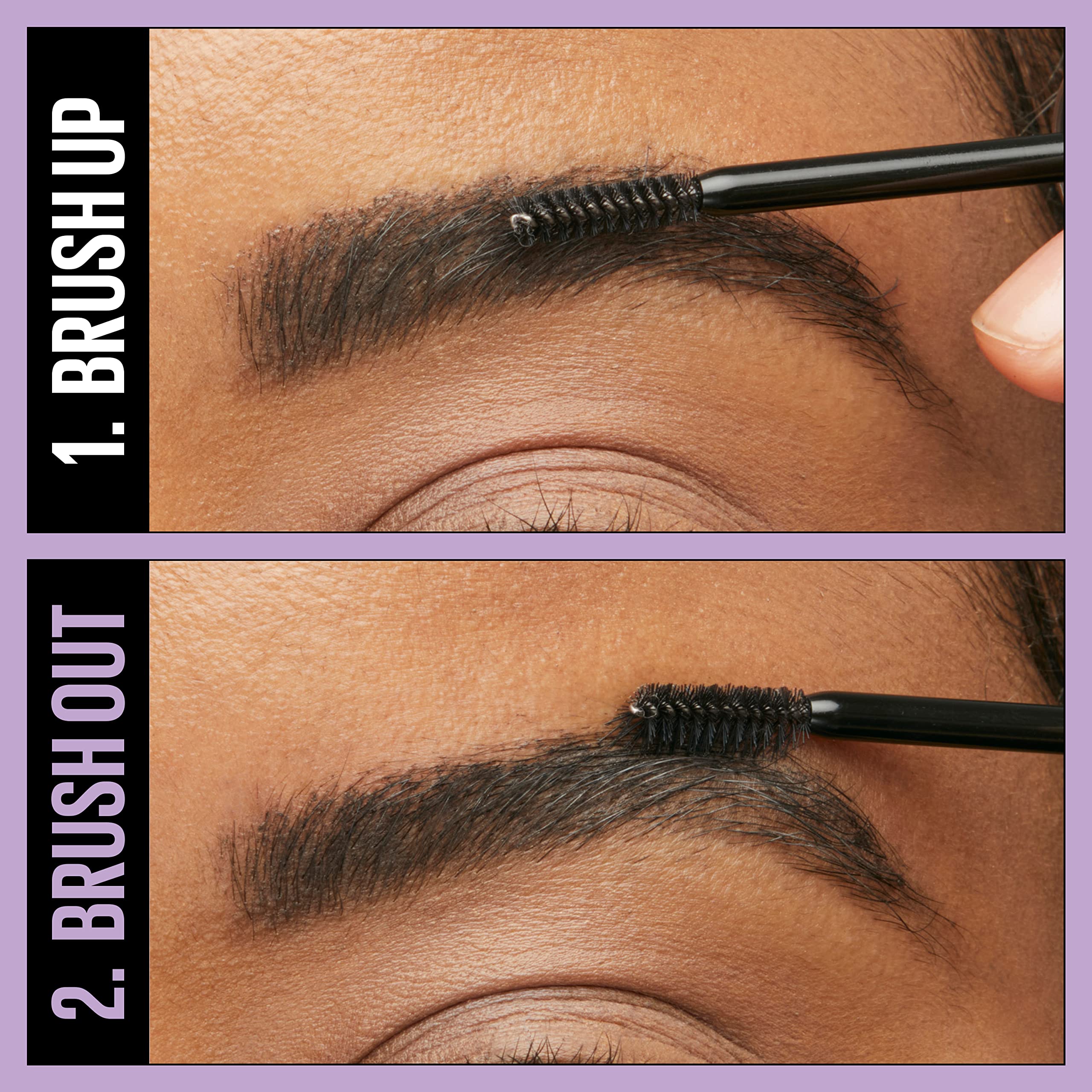 Maybelline Brow Fast Sculpt tenue longue durée sans retouches.