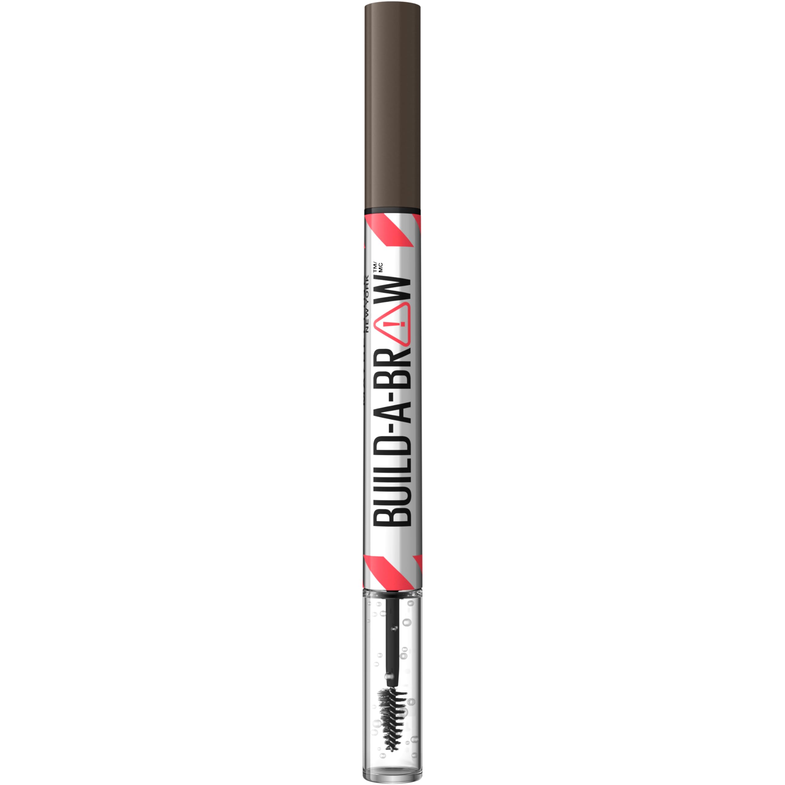 Maybelline Build-A-Brow hair-like strokes mimic real brow hairs for natural density.