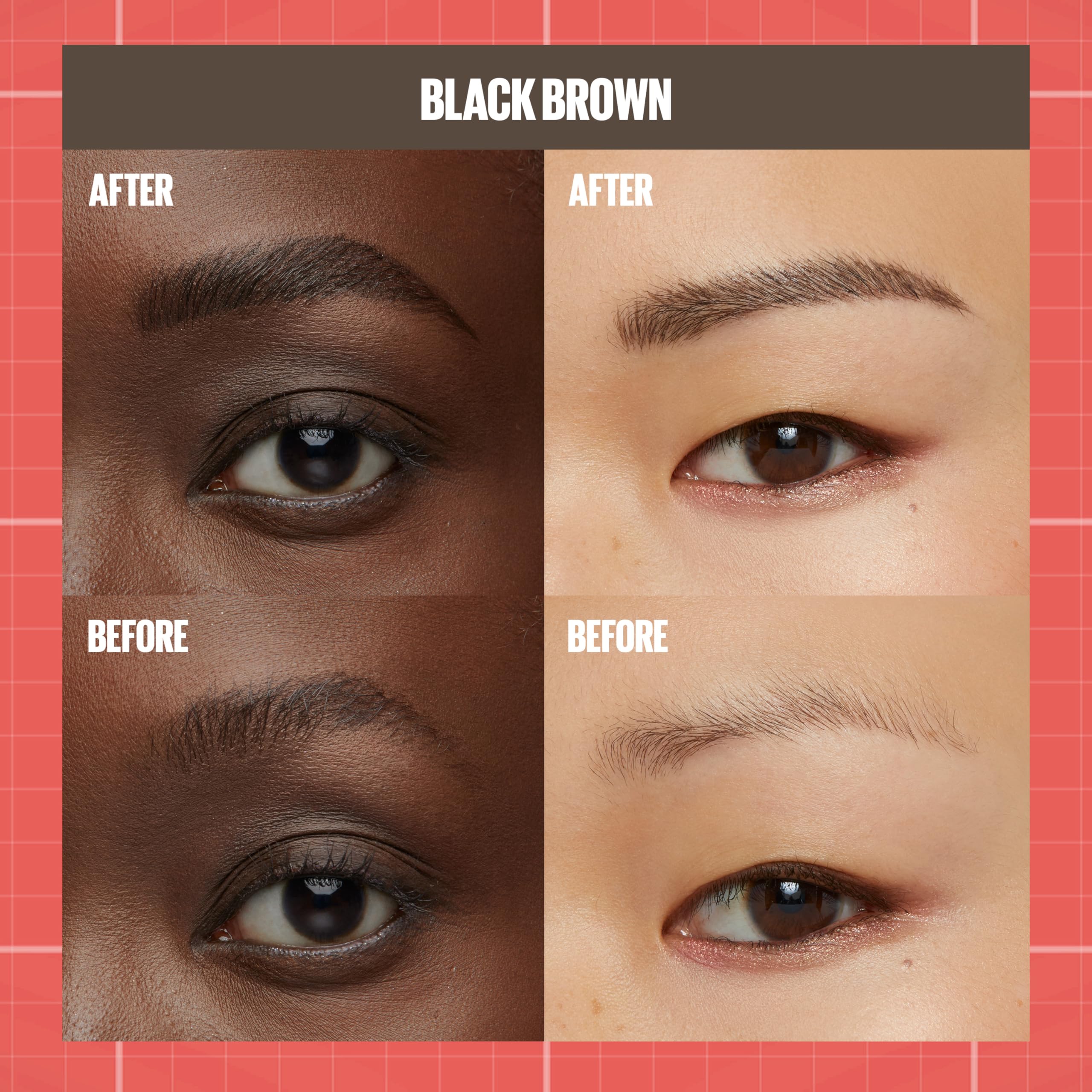 Maybelline Build-A-Brow 24-hour waterproof wear helps brows stay defined.