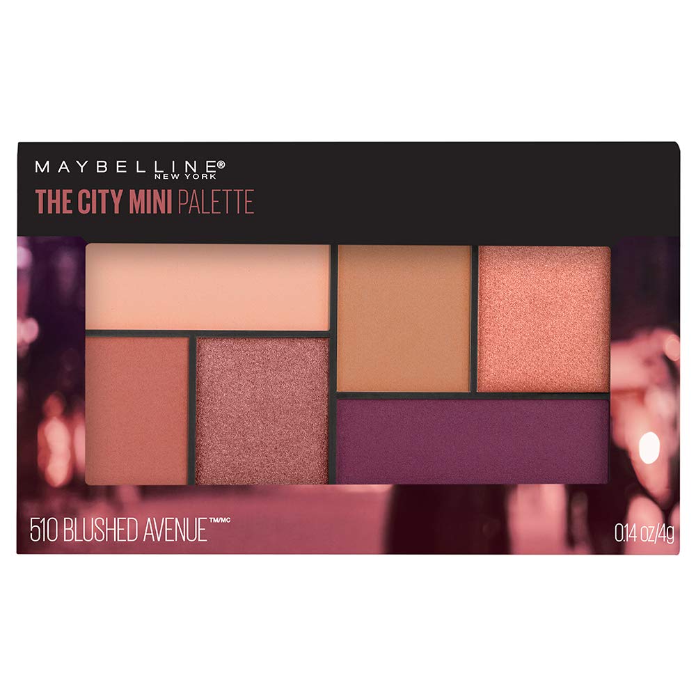 Maybelline City Mini Blushed Avenue — ombres pop pour un regard vibrant et facile.