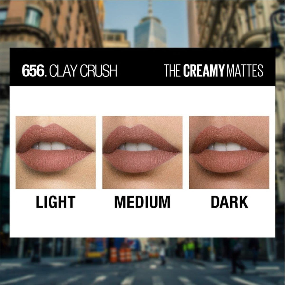 Maybelline Color Sensational Clay Crush: teinte chaude pour un look naturel.