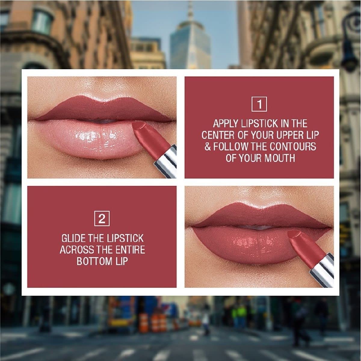 Maybelline Color Sensational Emballage: étui compact et pratique à transporter.