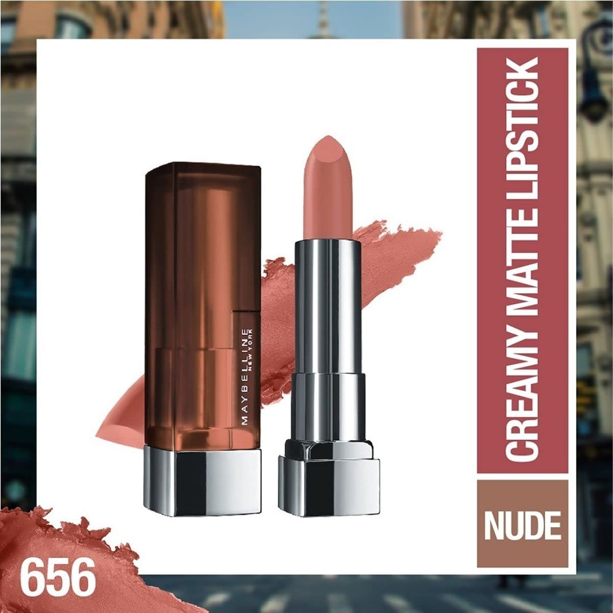 Maybelline Color Sensational Rose pâle: couleur douce et hydratation longue durée.