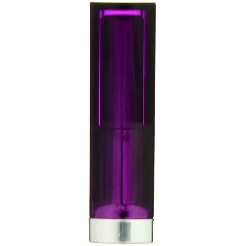 Application sur les lèvres MAYBELLINE ColorSensational Plum Perfect pour couleur immédiate.