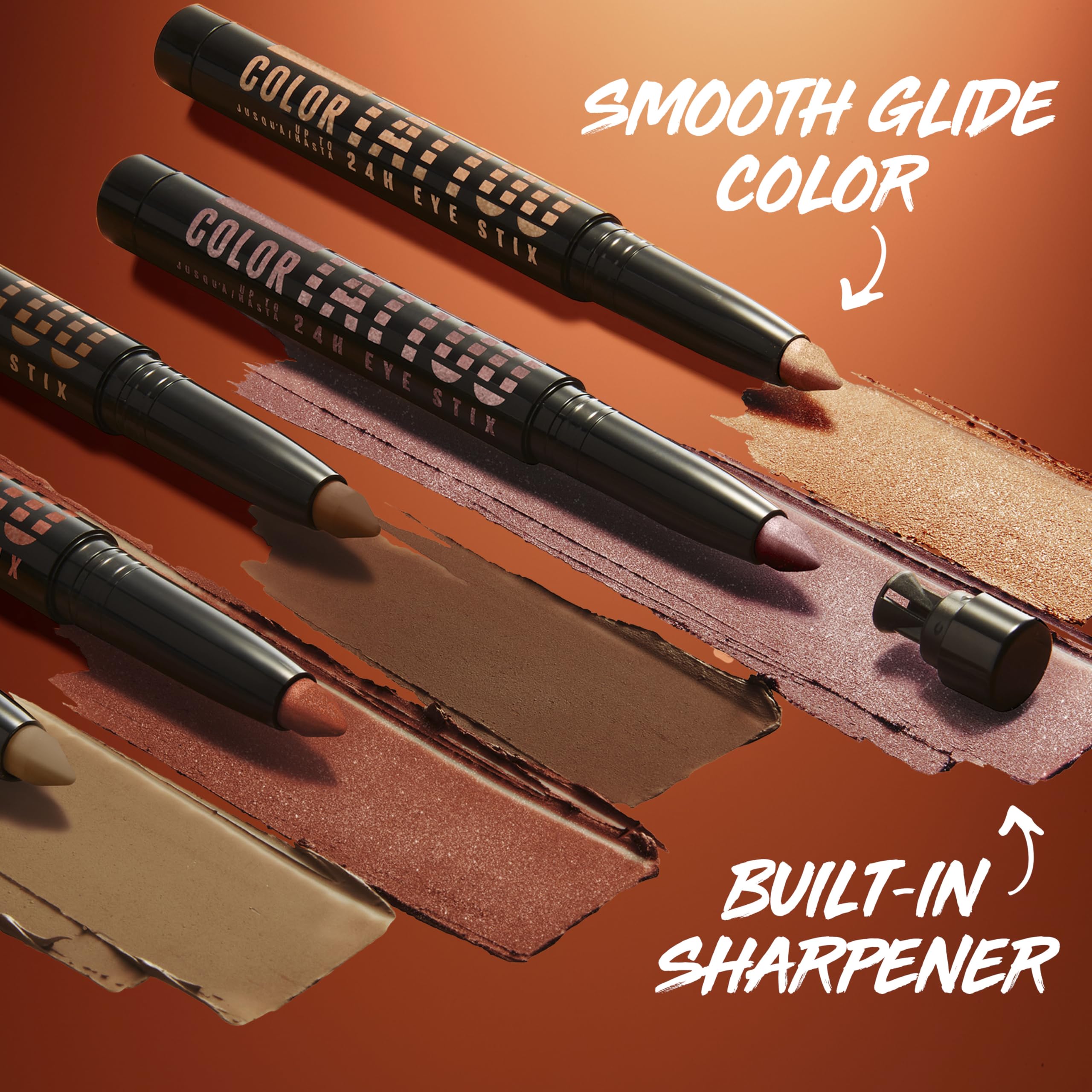 Color Tattoo Eye Stix taille-crayon integre permet un trait net