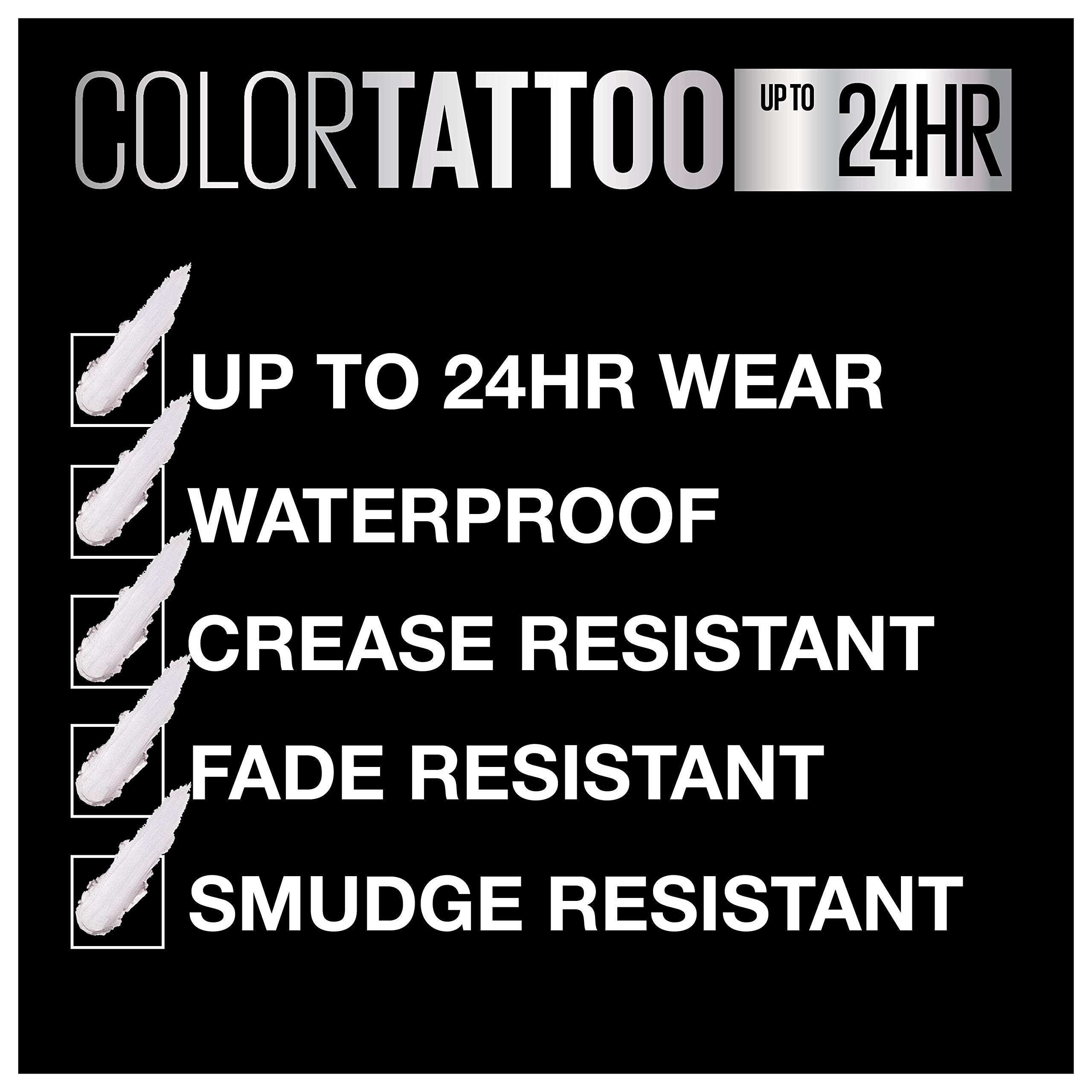 Maybelline Color Tattoo fini mat avec application lisse et homogène