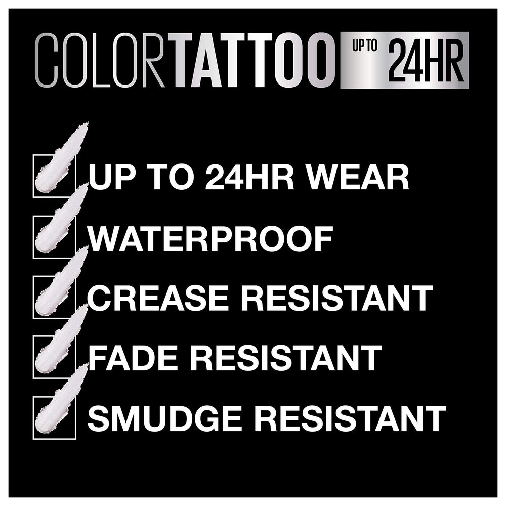 Maybelline Color Tattoo fini mat avec application lisse et homogène
