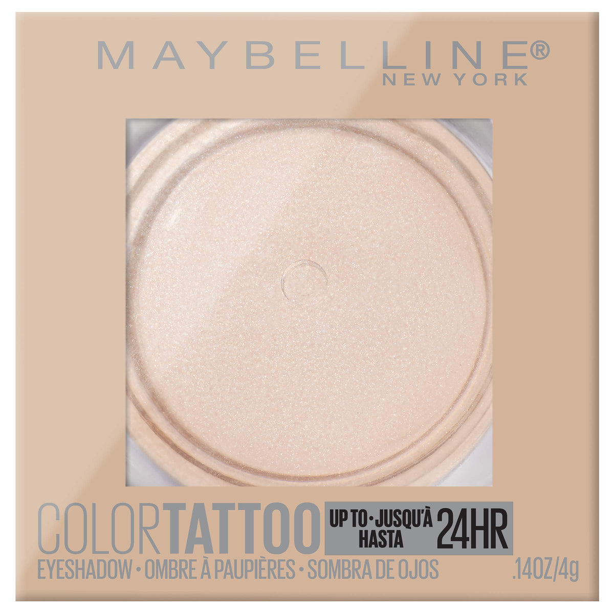 Maybelline Color Tattoo Front Runner : pot-crème prêt à l’emploi pour un regard durable.