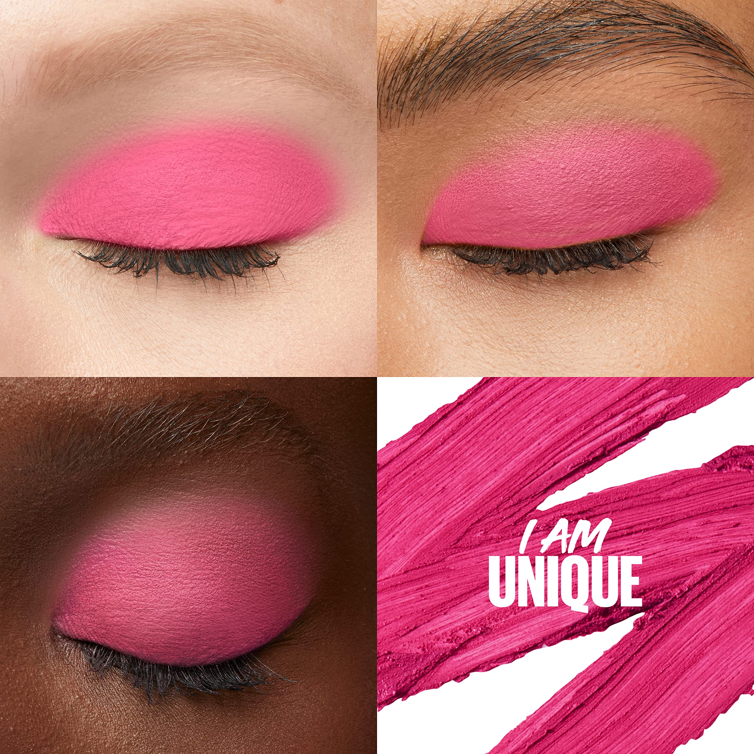 MAYBELLINE Color Tattoo Stix ombre neutre brillant, texture légère et longue tenue.