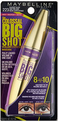 Maybelline Colossal Big Shot, application racine-à-pointe pour cils plus épais.