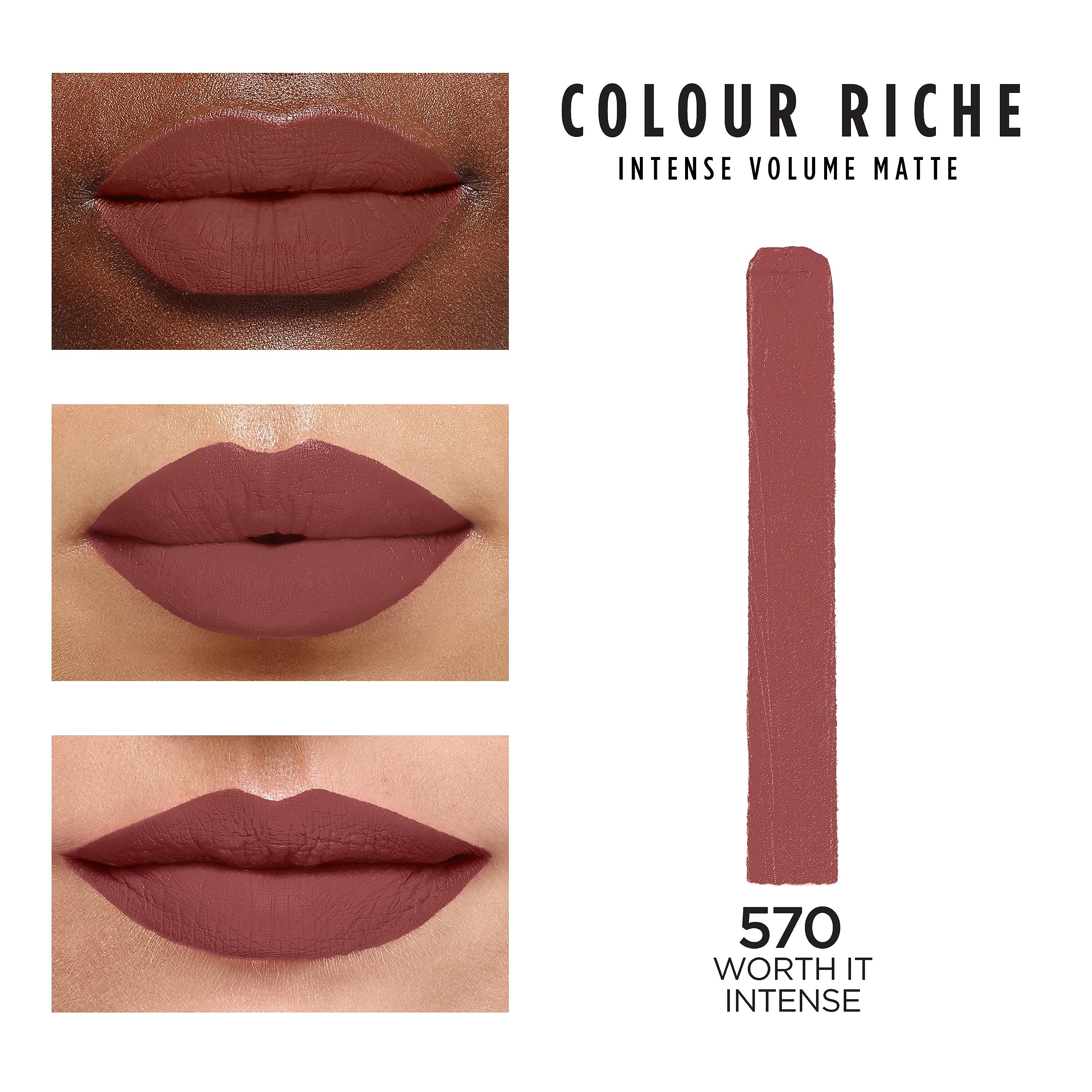 Maybelline Colour Riche Intense, échantillon-teinte pour swatch facile.