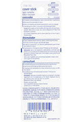 Maybelline Cover Stick Correcteur Vert sur peau, neutralise visuellement les rougeurs.
