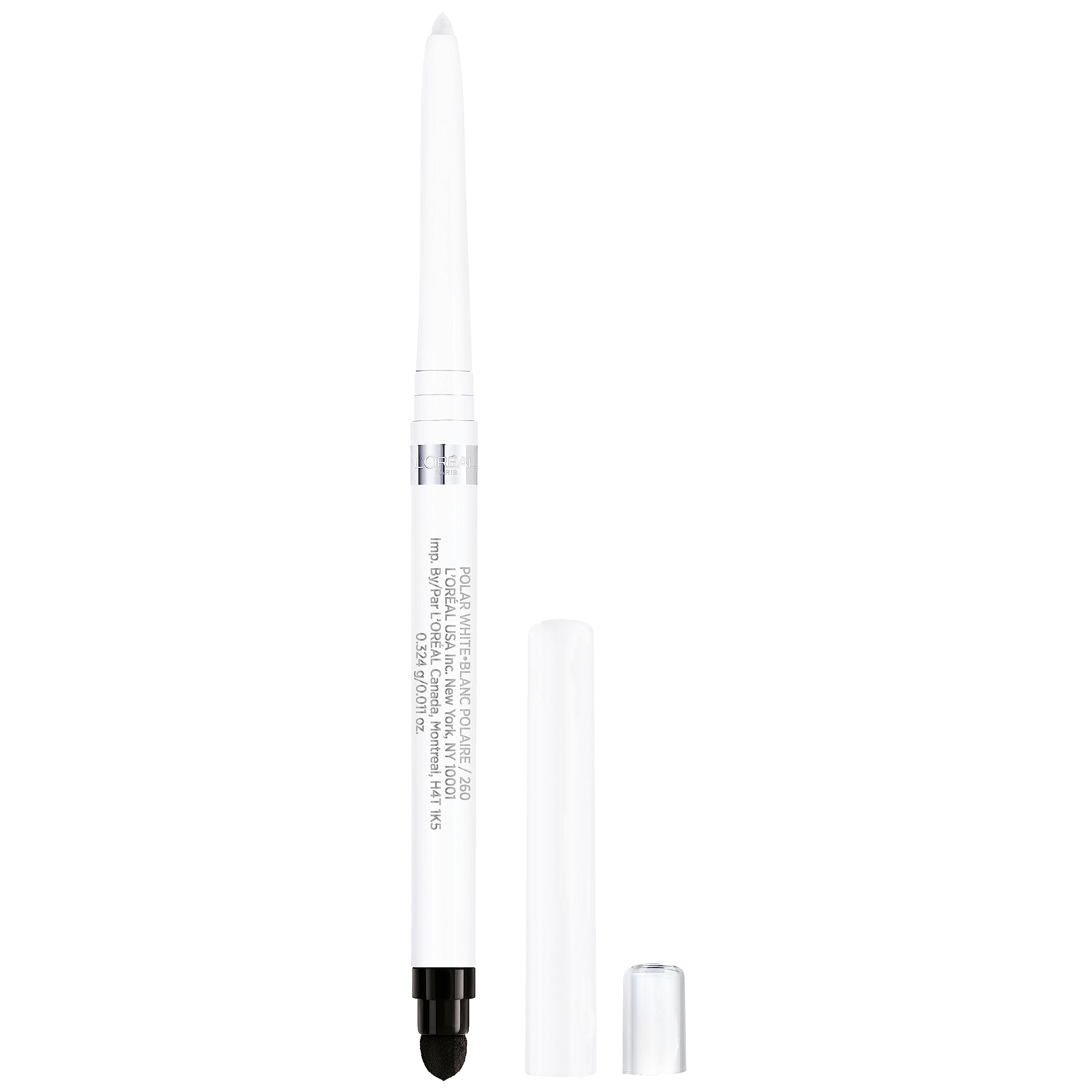 Maybelline Crayon Gel Longue Tenue Blanc Polaire, trait net et durable.