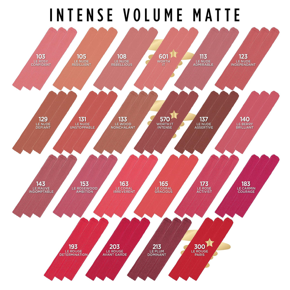 MAYBELLINE présente 12 teintes saturées adaptées à diverses carnations.