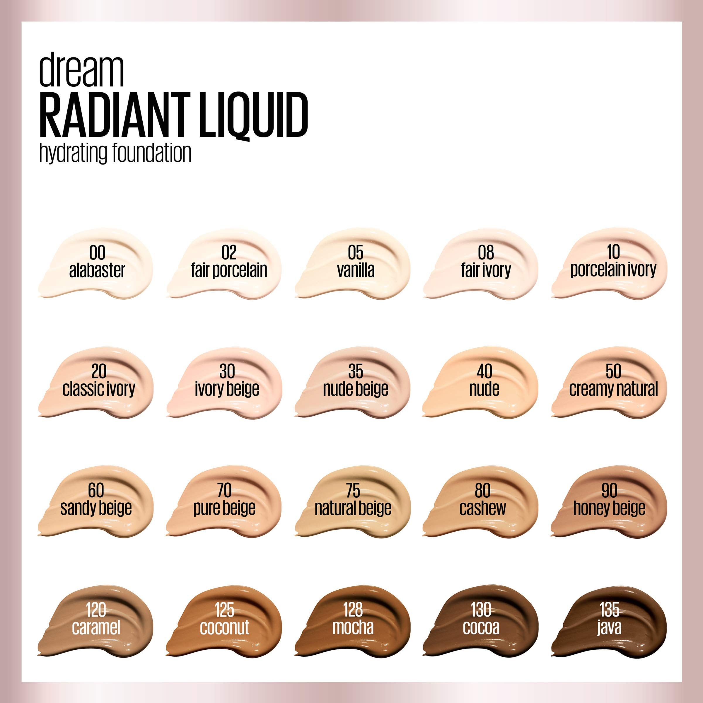 Maybelline Dream Radiant Liquid – application fluide et rapide sur la peau.