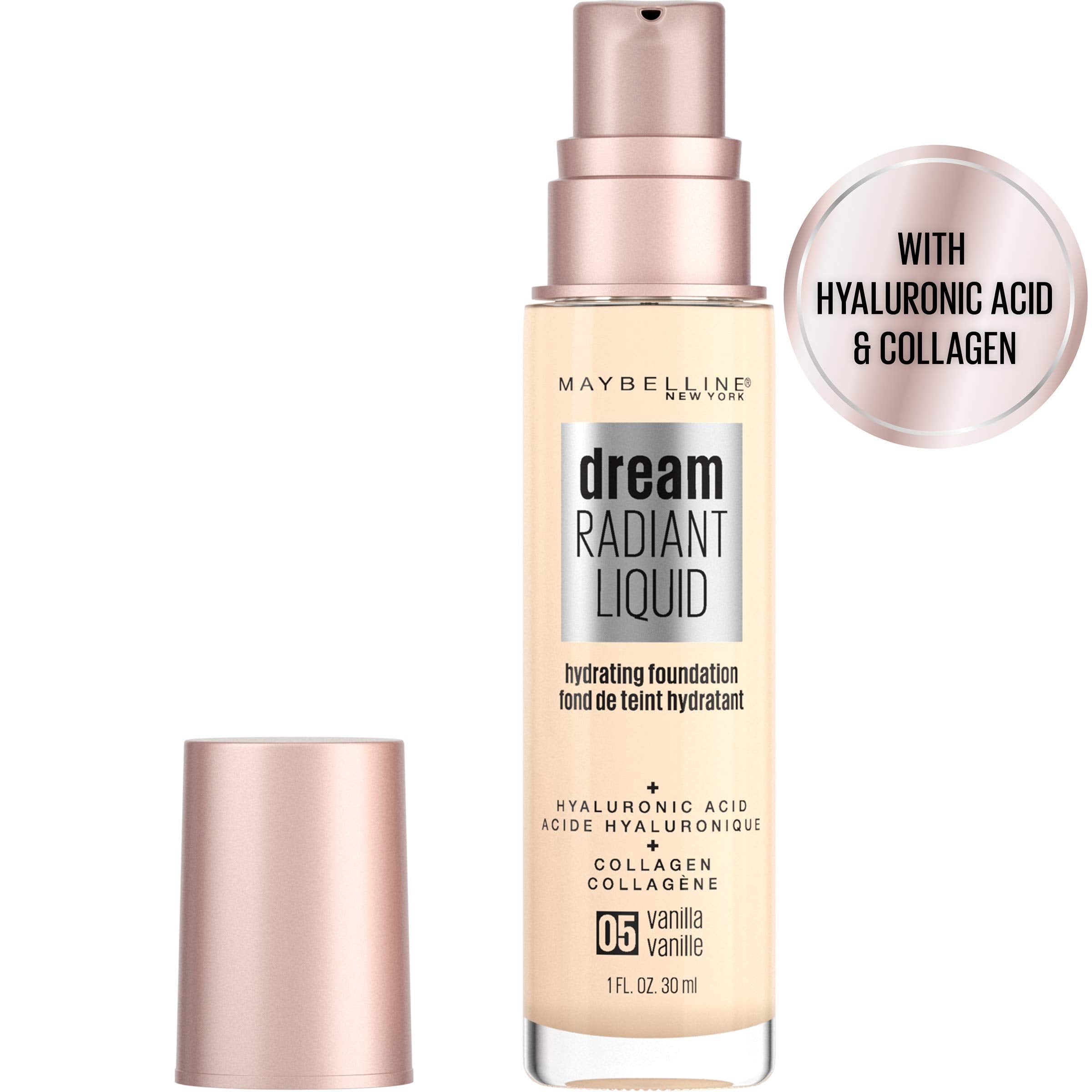 Maybelline Dream Radiant – pompe facilitant l’application rapide et équilibrée du fond de teint.