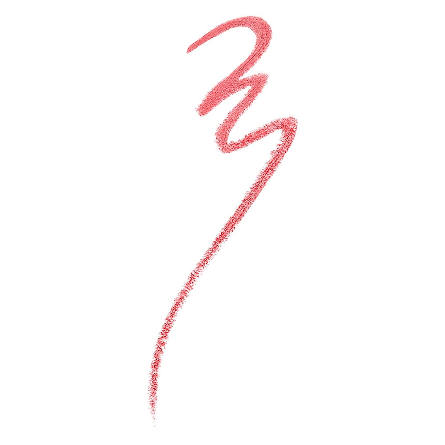 Échantillon teinte Rose Corail pour contour lèvres crème harmonisant le maquillage.