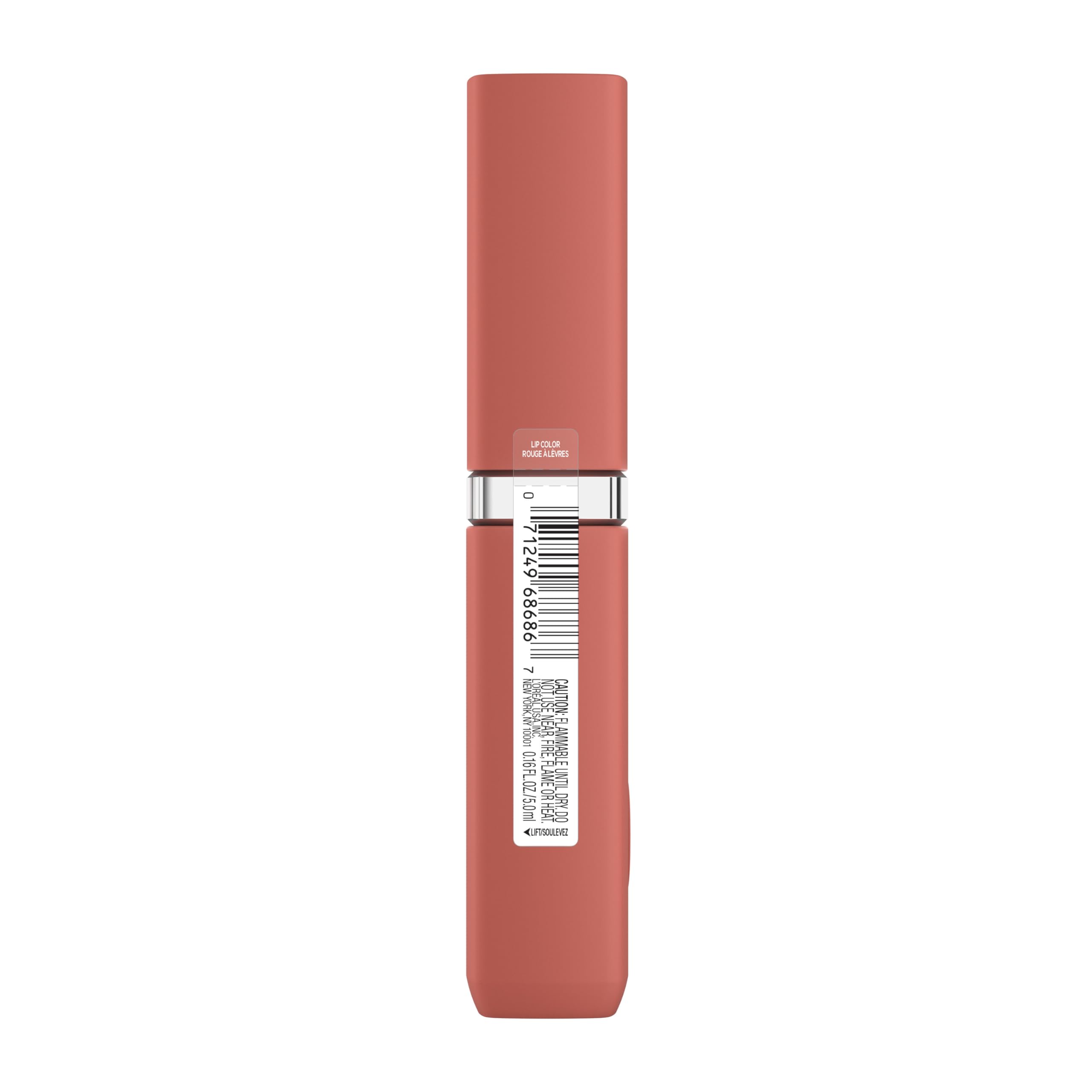 Emballage Maybelline Rose Heat 630, design chic et pratique.