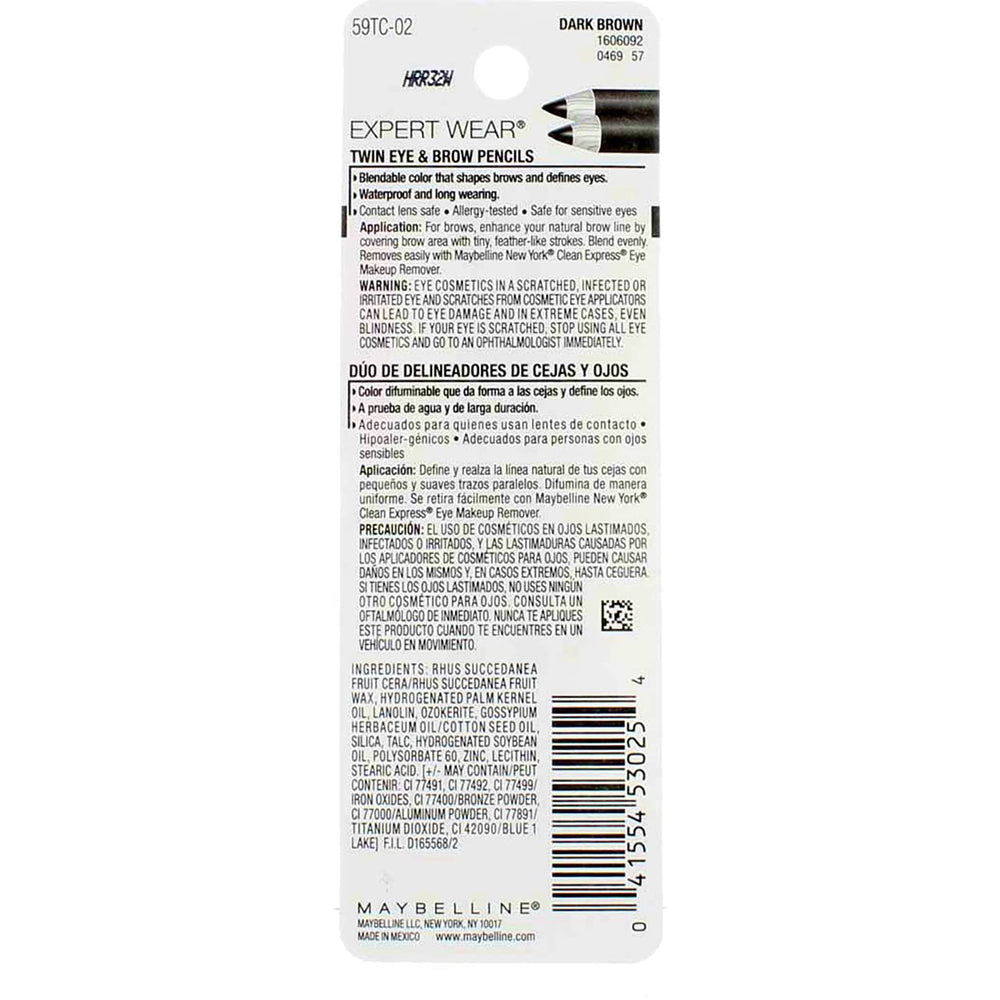 MAYBELLINE crayon-sourcils doux, rendu naturel et contrôle facile.