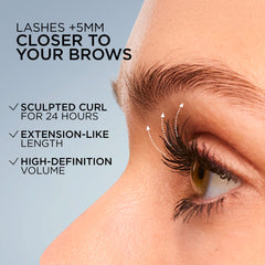 Maybelline Extensionist Mascara séparation précise des cils grâce à la brosse