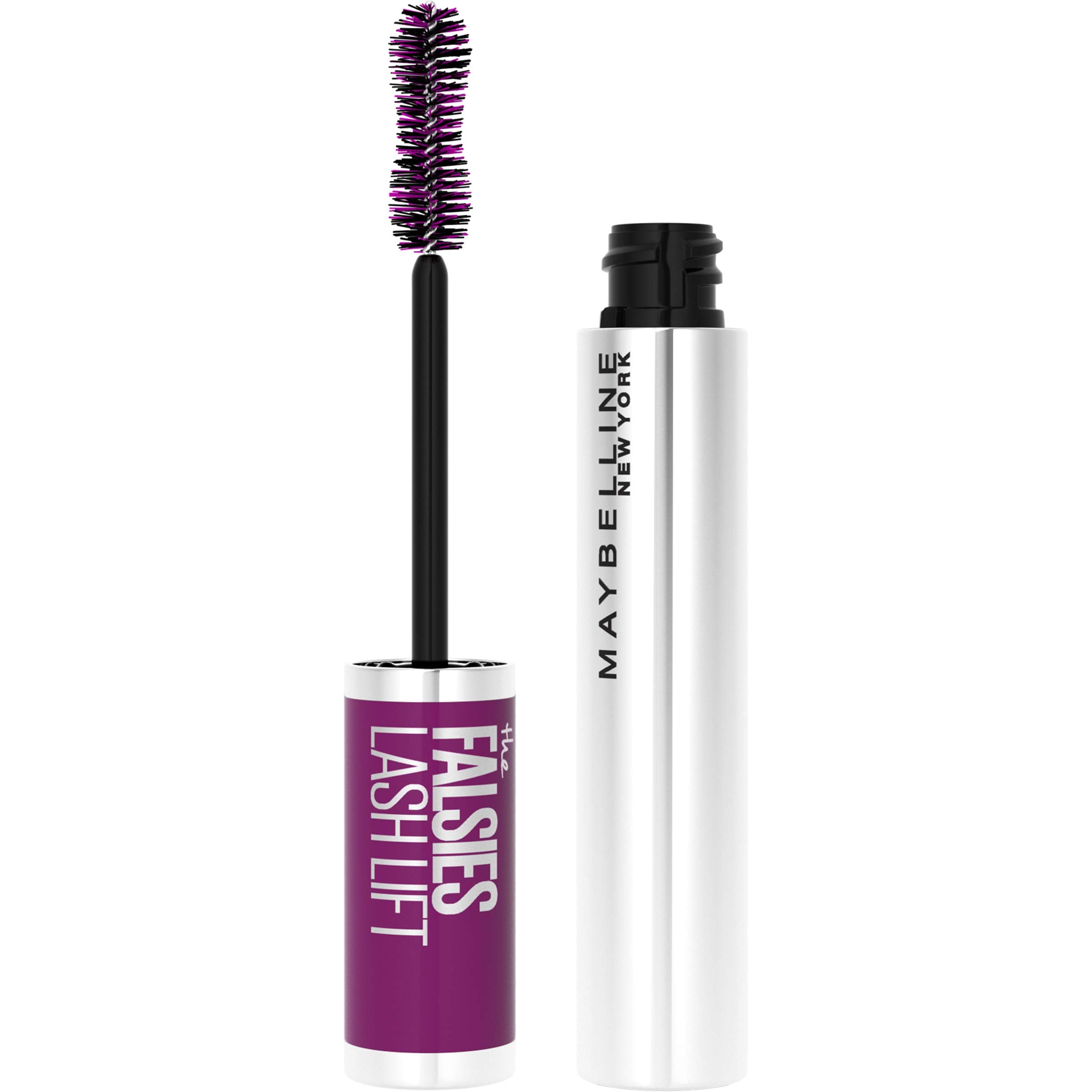 MAYBELLINE Falsies Lift Mascara – brosse double courbée pour volume durable et lift des cils
