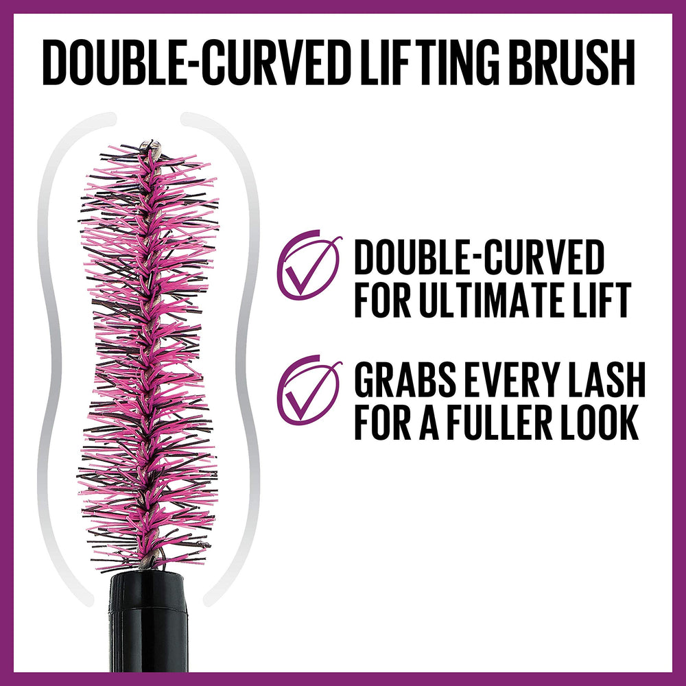 MAYBELLINE Falsies Lift Mascara – fibres infusées offrant longueur et densité sans paquets