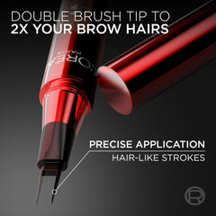 Application rapide et précise grâce à la pointe profilée MAYBELLINE Faux Brow.