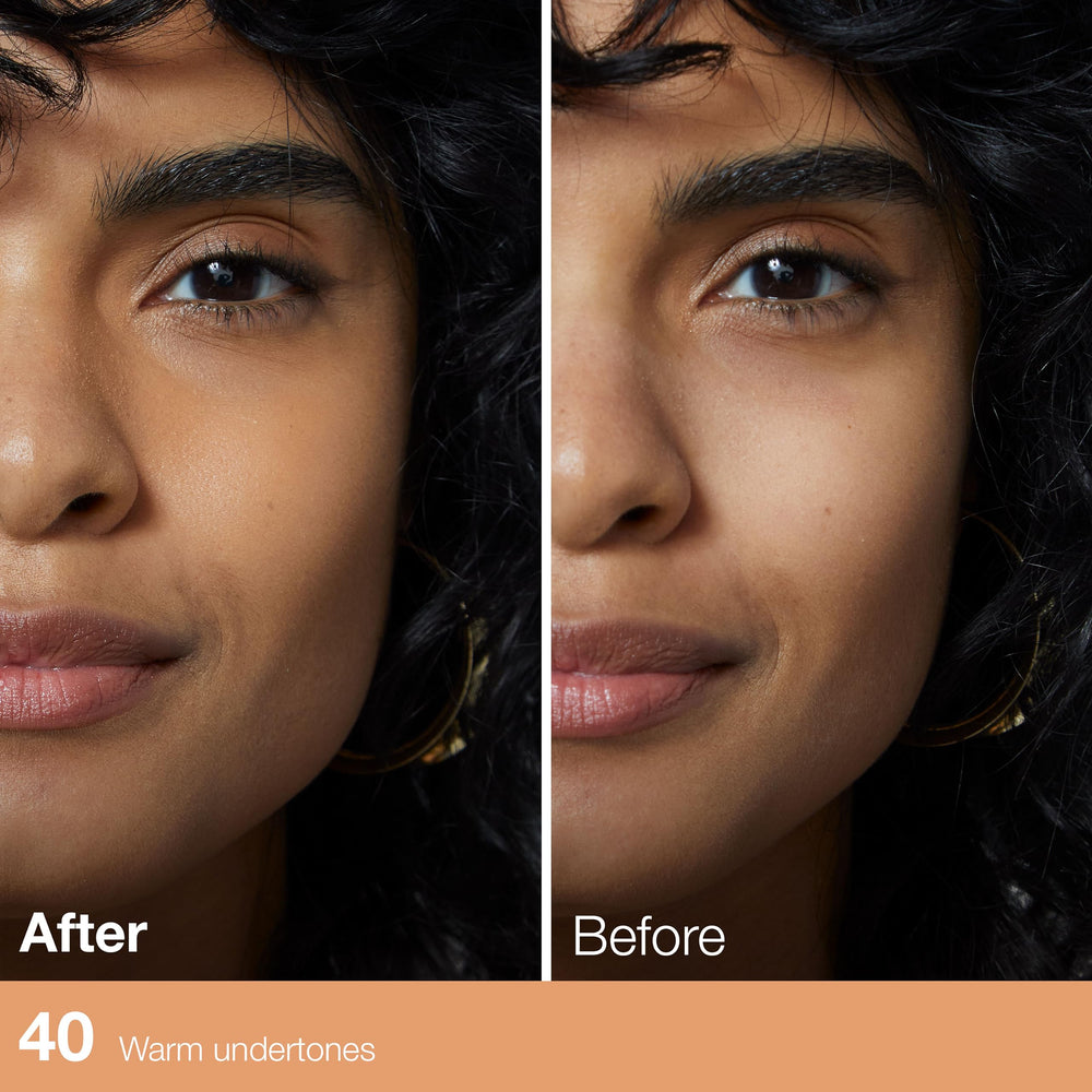 Teinte Caramel Maybelline Fit Me adaptée aux teints médium.