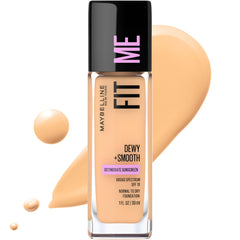 Maybelline Fit Me Dewy + Smooth – texture hydratante pour un teint naturel et lumineux