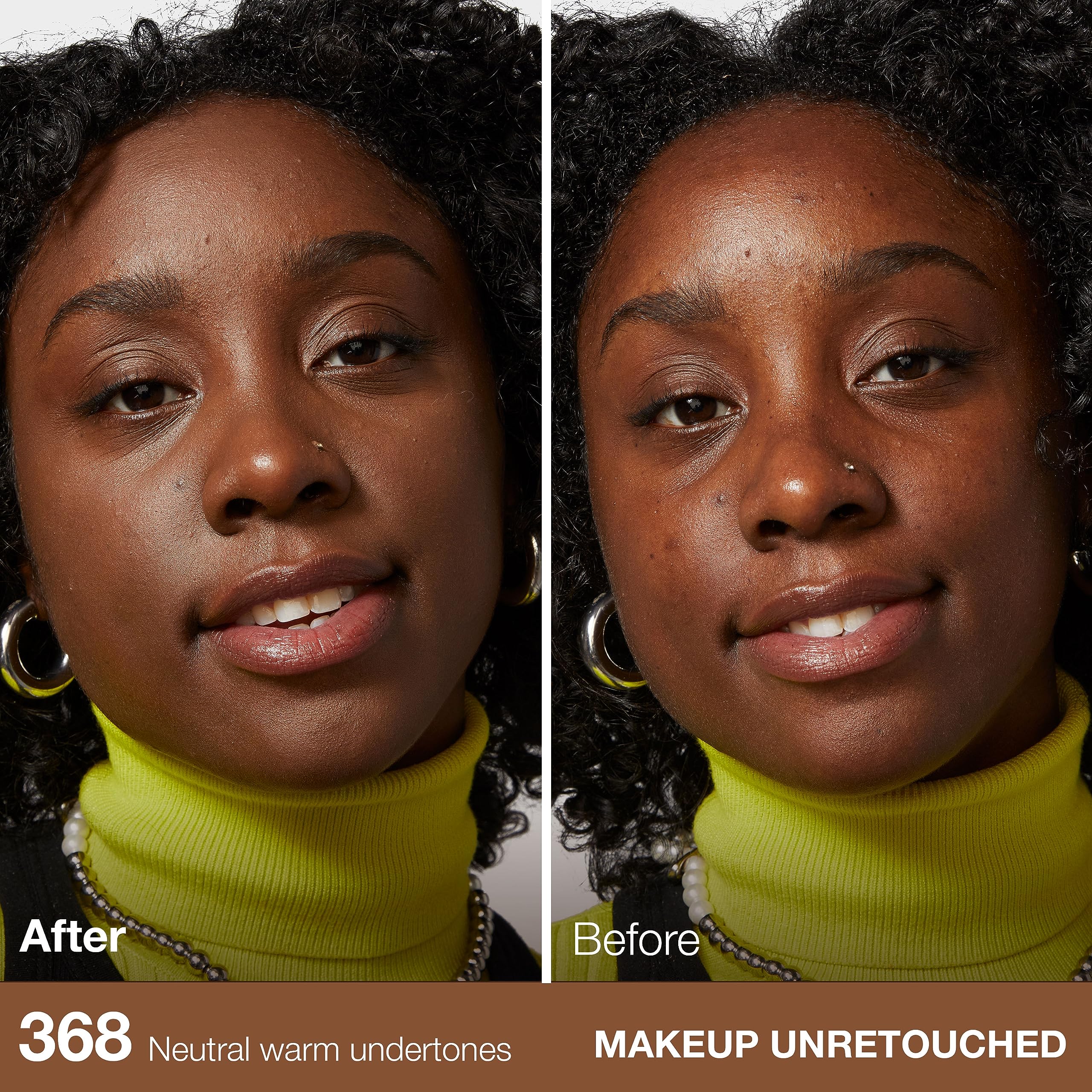 Application avec les doigts sur le visage, résultat homogène et fluide.