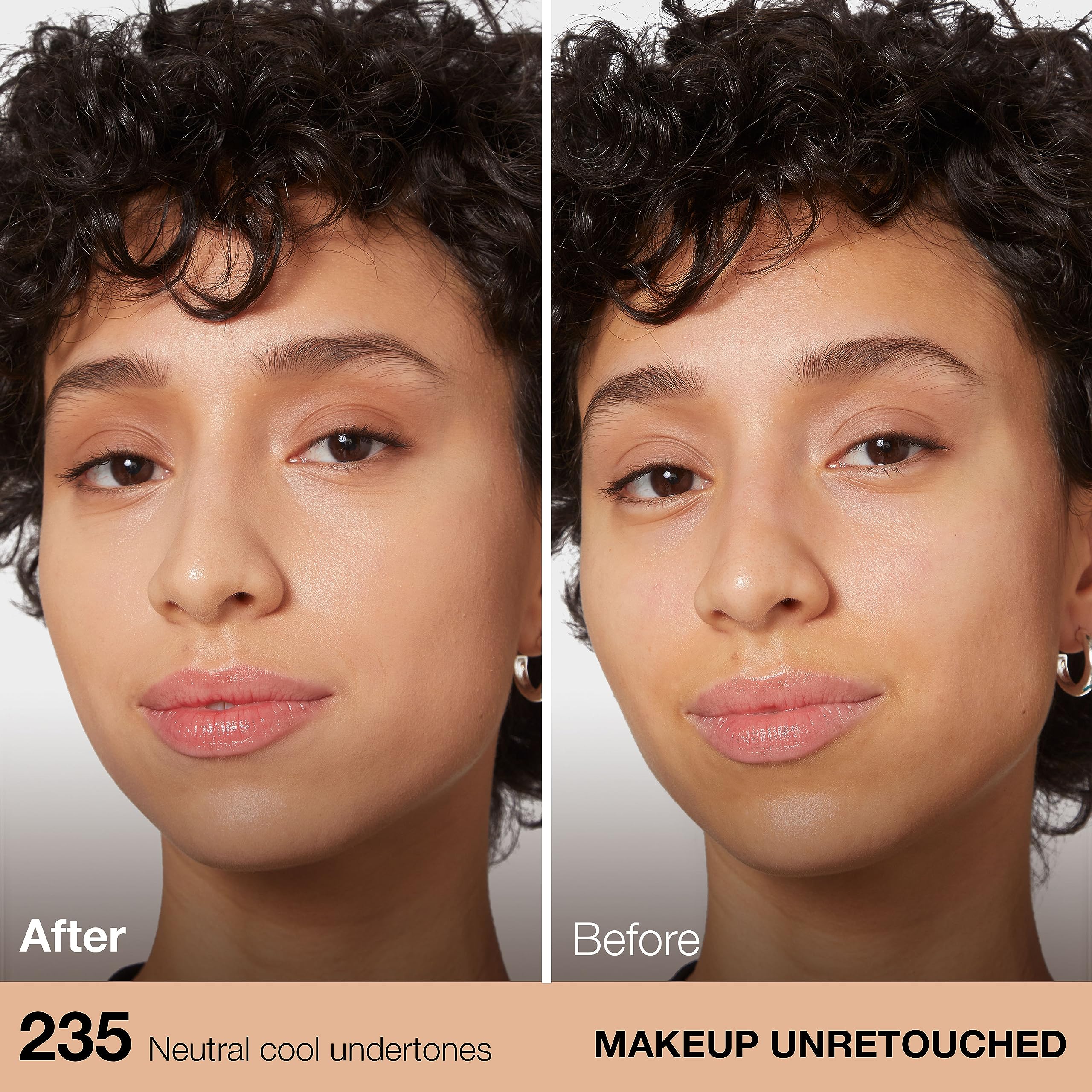Fini mat et peau plus lisse après application