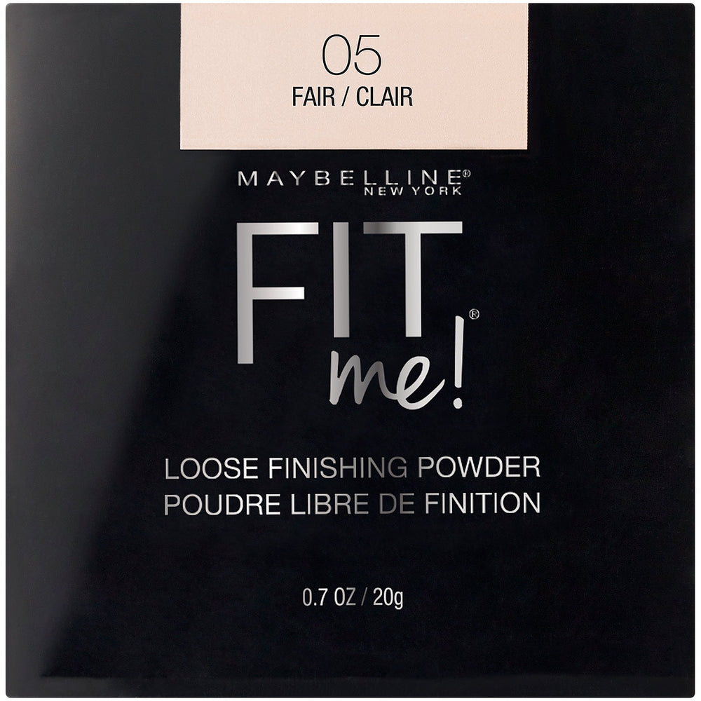 Maybelline Fit Me Poudre Libre Finissage: contrôle la brillance et offre un fini mat.