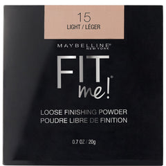 Maybelline Fit Me poudre libre-finition : texture légère pour un teint uniforme.
